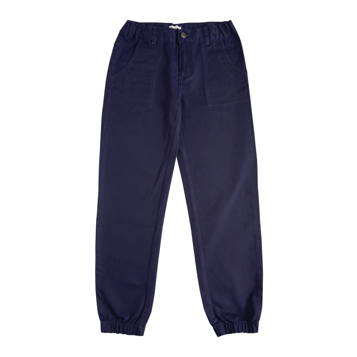 Pantalón Gabardina Niño Azul / Gris