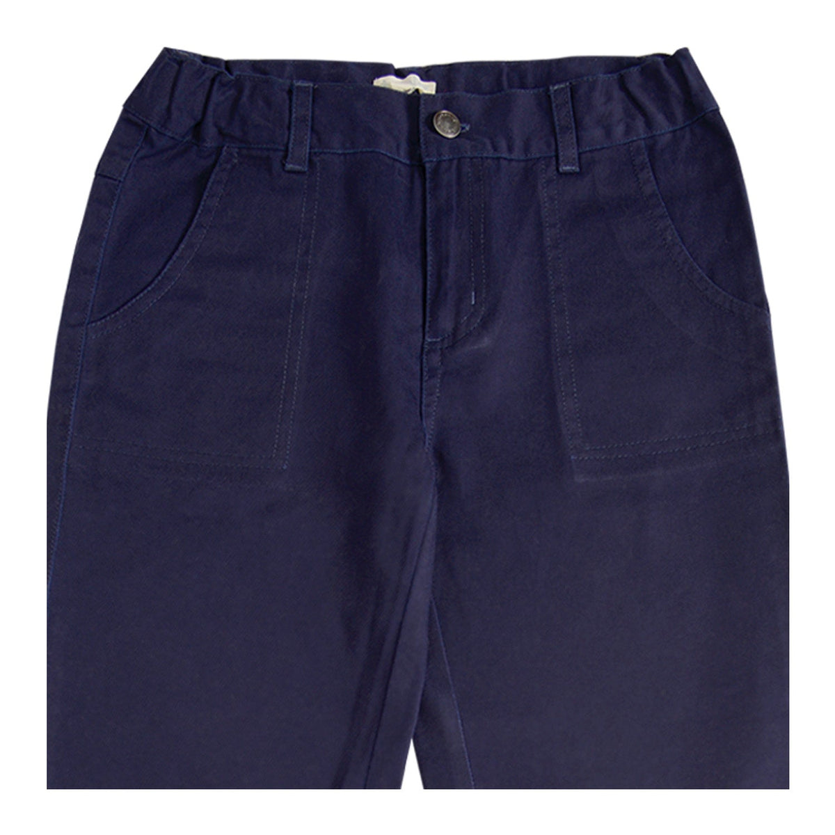 Pantalón Gabardina Niño Azul / Gris