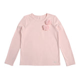 POLERA ML AFRANELADA ROSA NINA