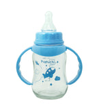 Mamadera de Vidrio 130ml CELESTE
