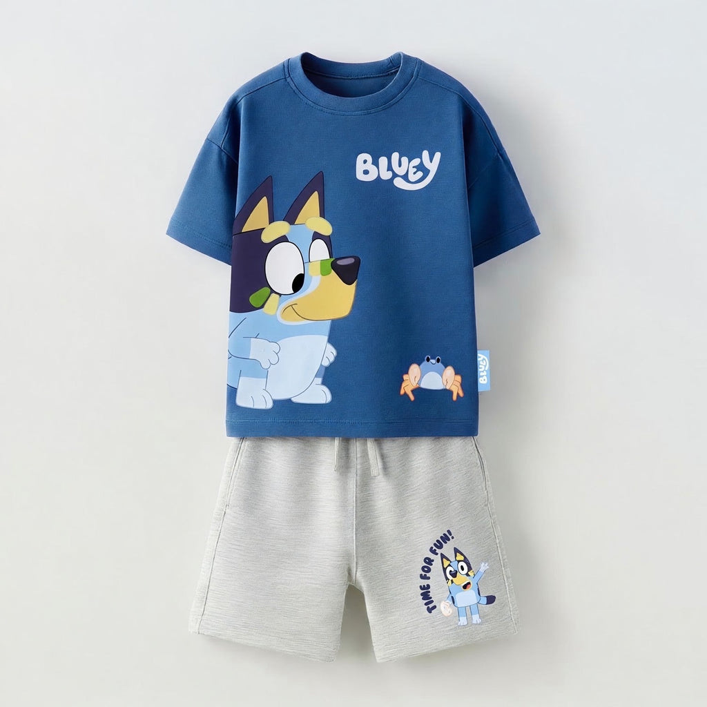Conjunto Toddlero Cangrejo Bluey - Buva Family