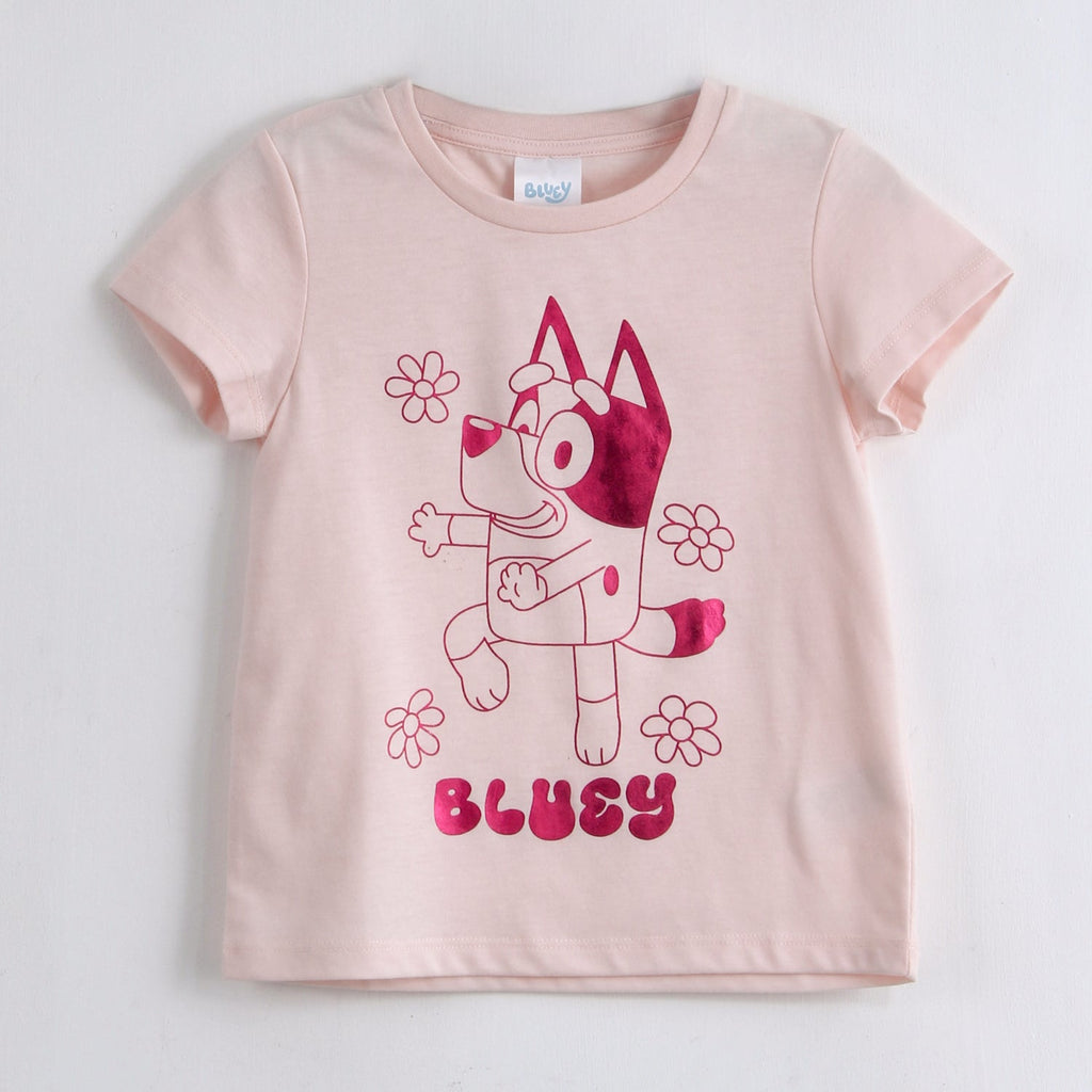 Polera M/C Toddlera Foil Bluey Y Bingo - Buva Family