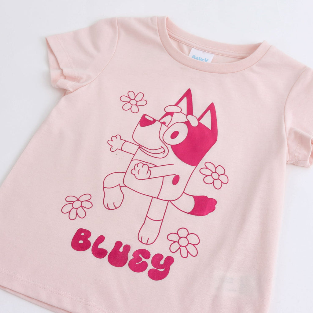 Polera M/C Toddlera Foil Bluey Y Bingo - Buva Family