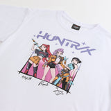 POLERA MC NIÑA HUNTRIX BLANCO KPOP DEMON HUNTERS