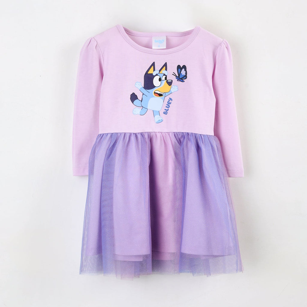 Vestido Tul Toddlera Estampado Bluey - Buva Family