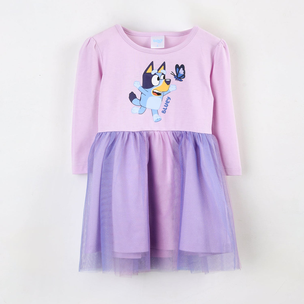 Vestido Tul Toddlera Estampado Bluey - Buva Family
