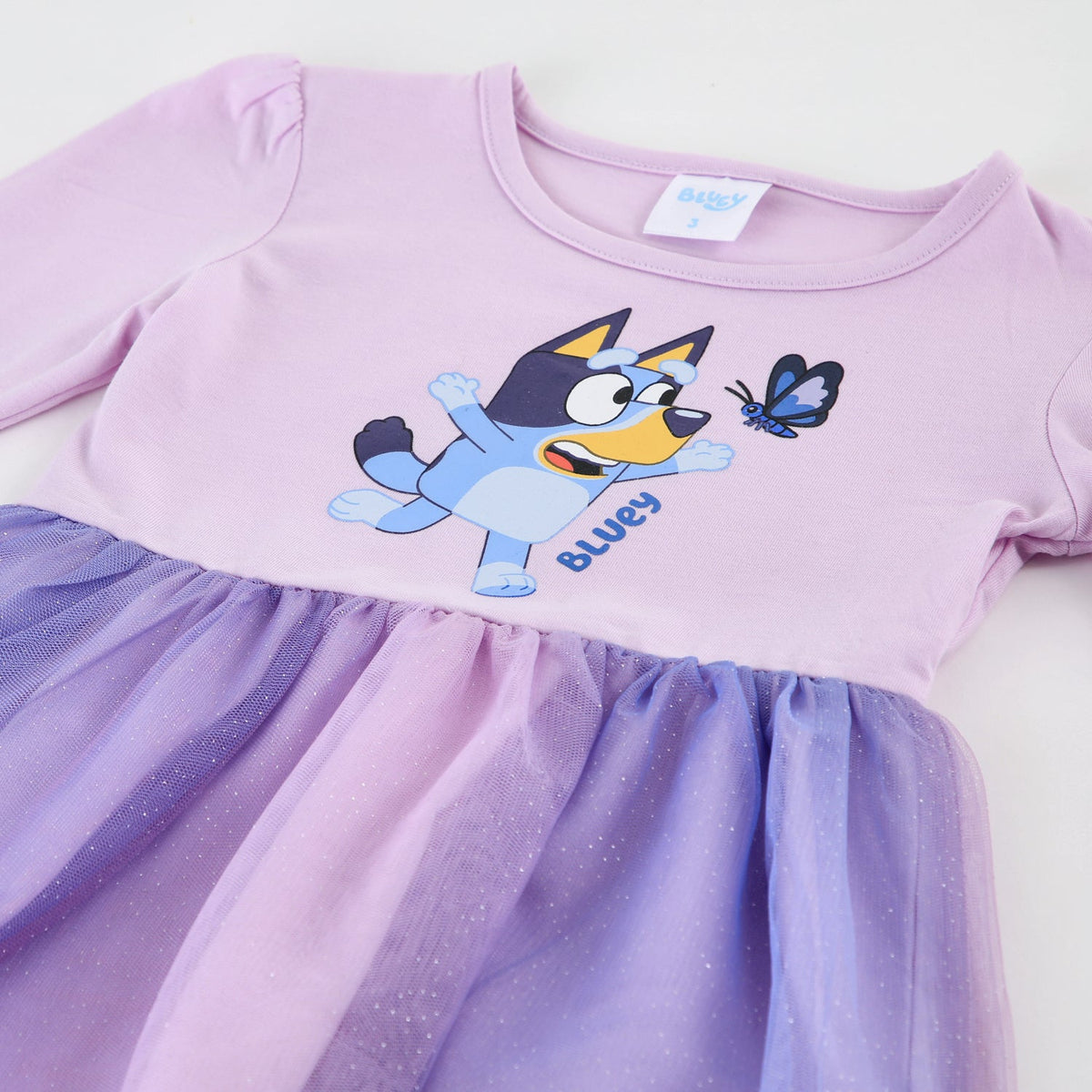 Vestido Tul Toddlera Estampado Bluey - Buva Family