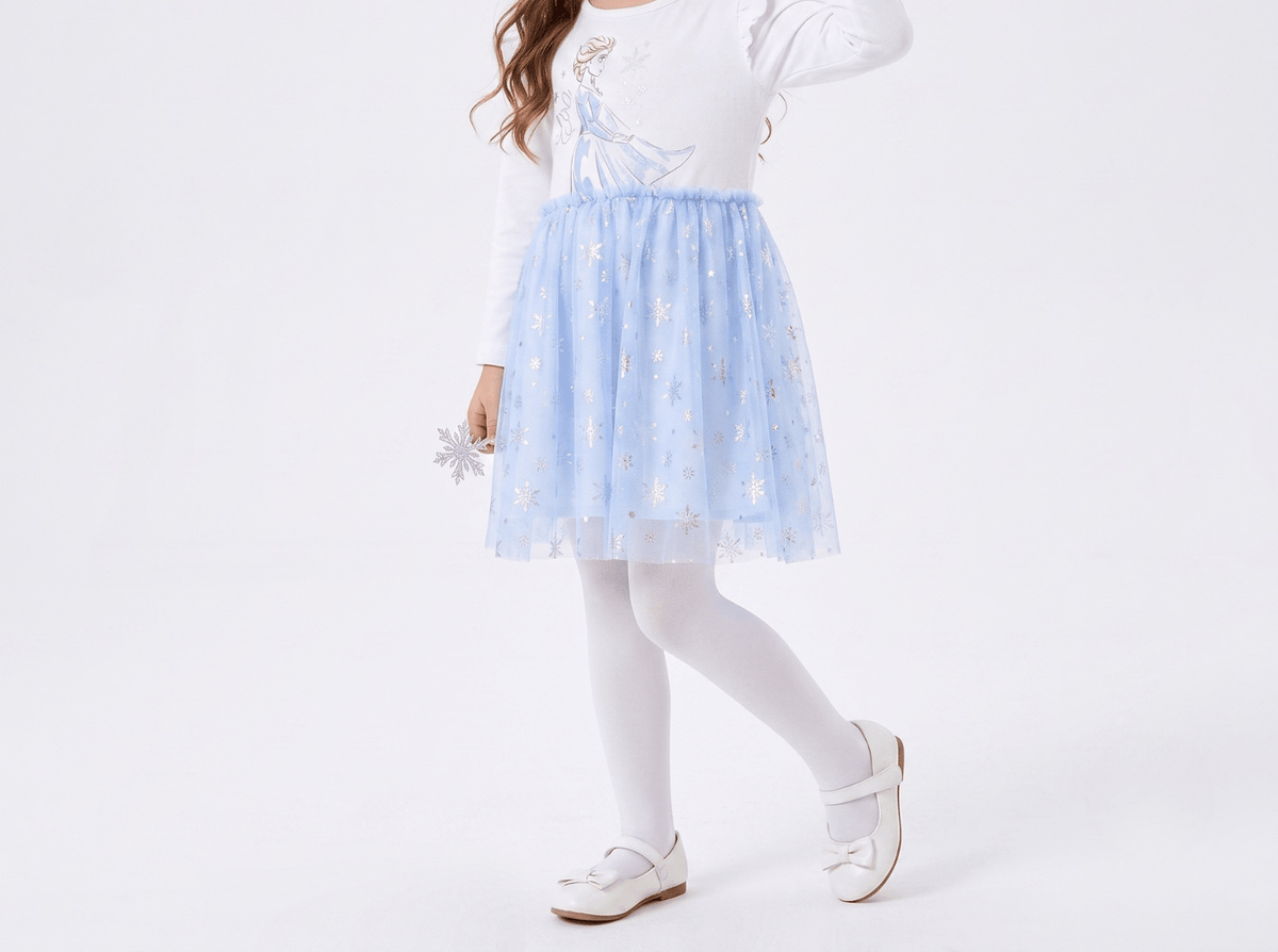 Vestido Tul Toddlera Elsa Frozen - Buva Family