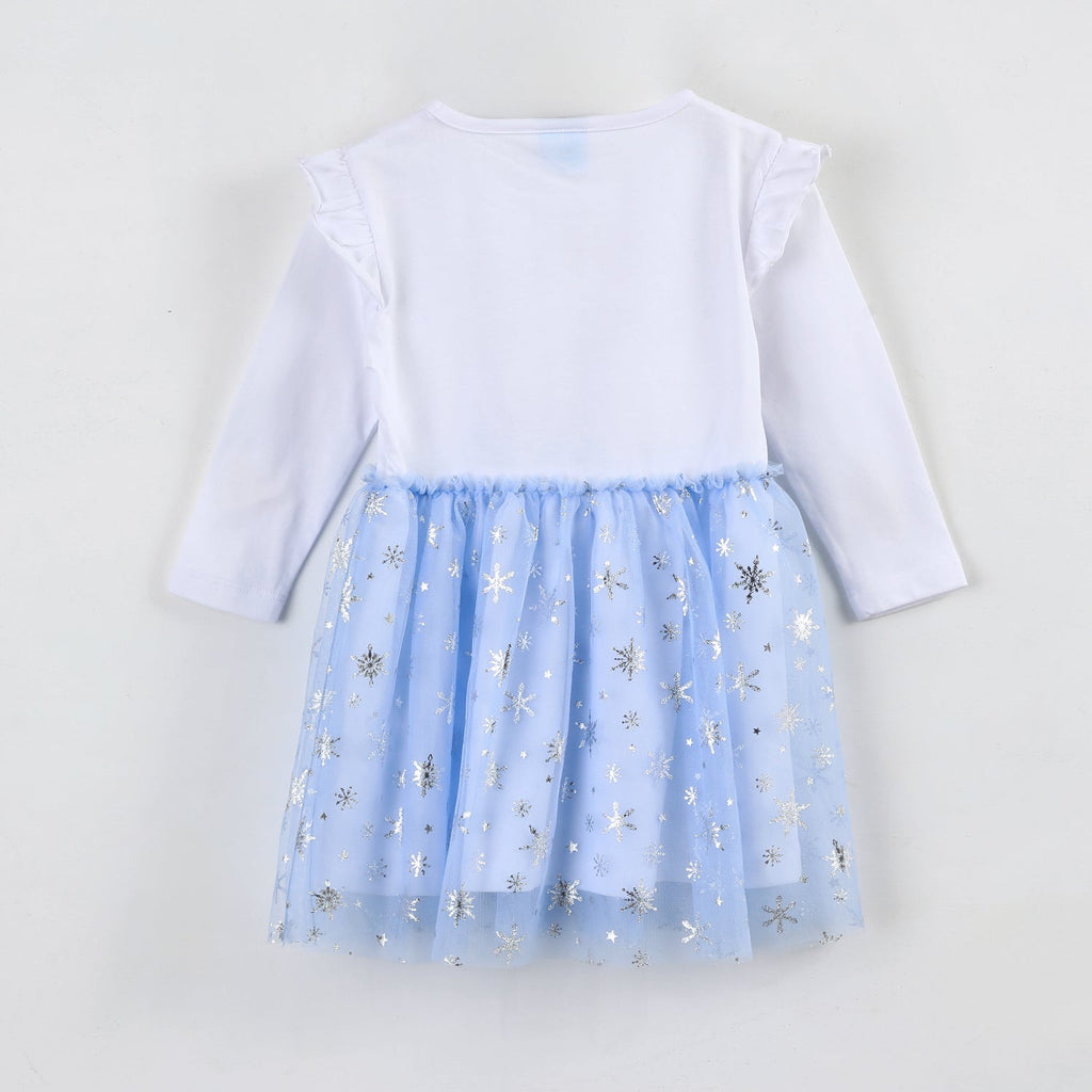 Vestido Tul Toddlera Elsa Frozen - Buva Family