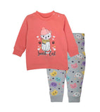 Pijama de Algodón Sweet Cat ROSADO 6-9M