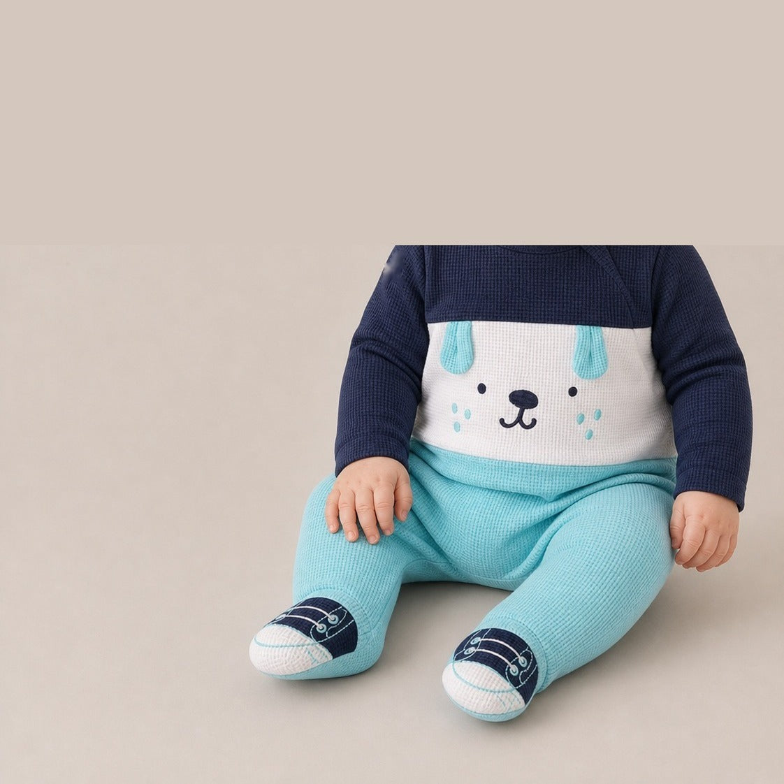 Enterito M/L Recién Nacido Perrito Franja