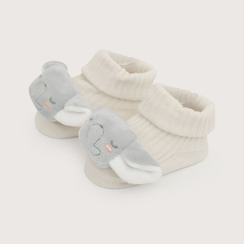 Calcetin Cascabel Elefante Off White