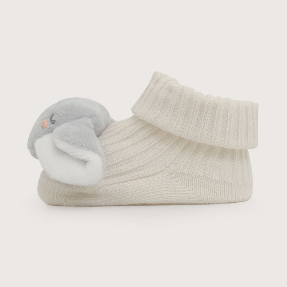 Calcetin Cascabel Elefante Off White