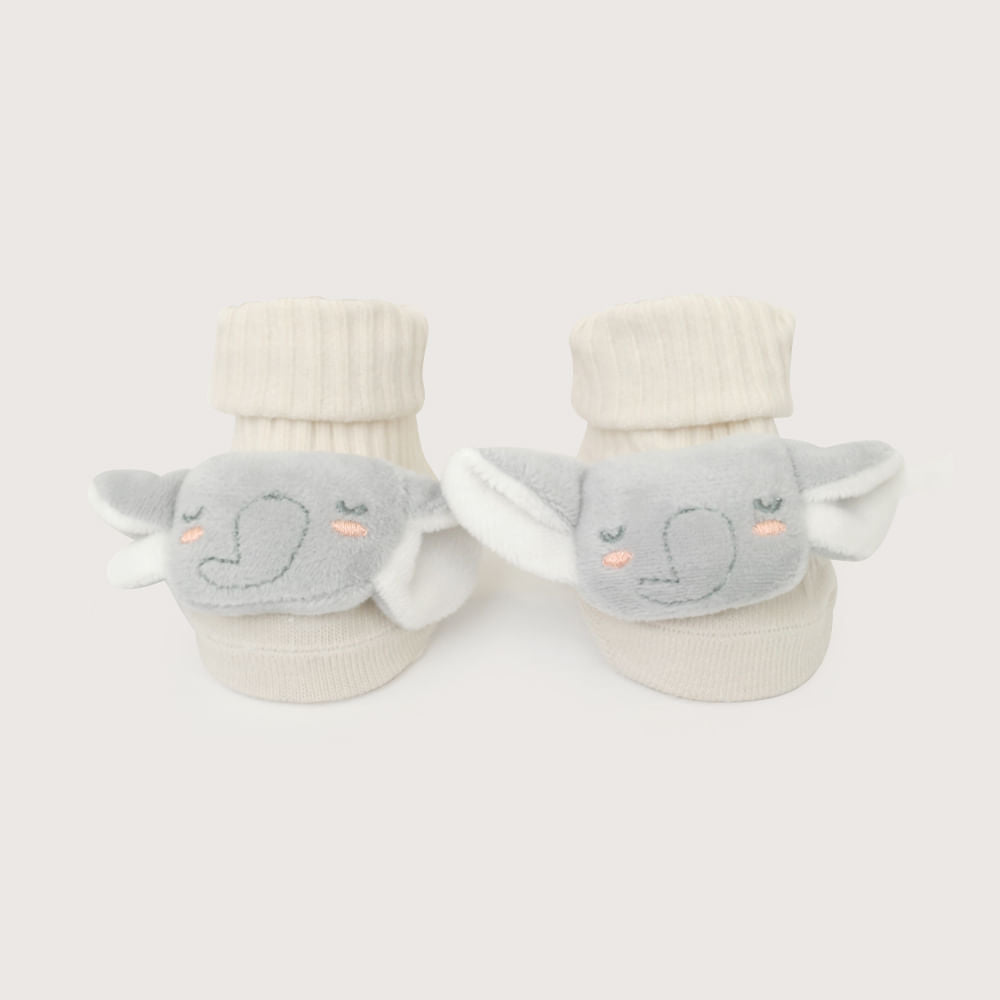 Calcetin Cascabel Elefante Off White