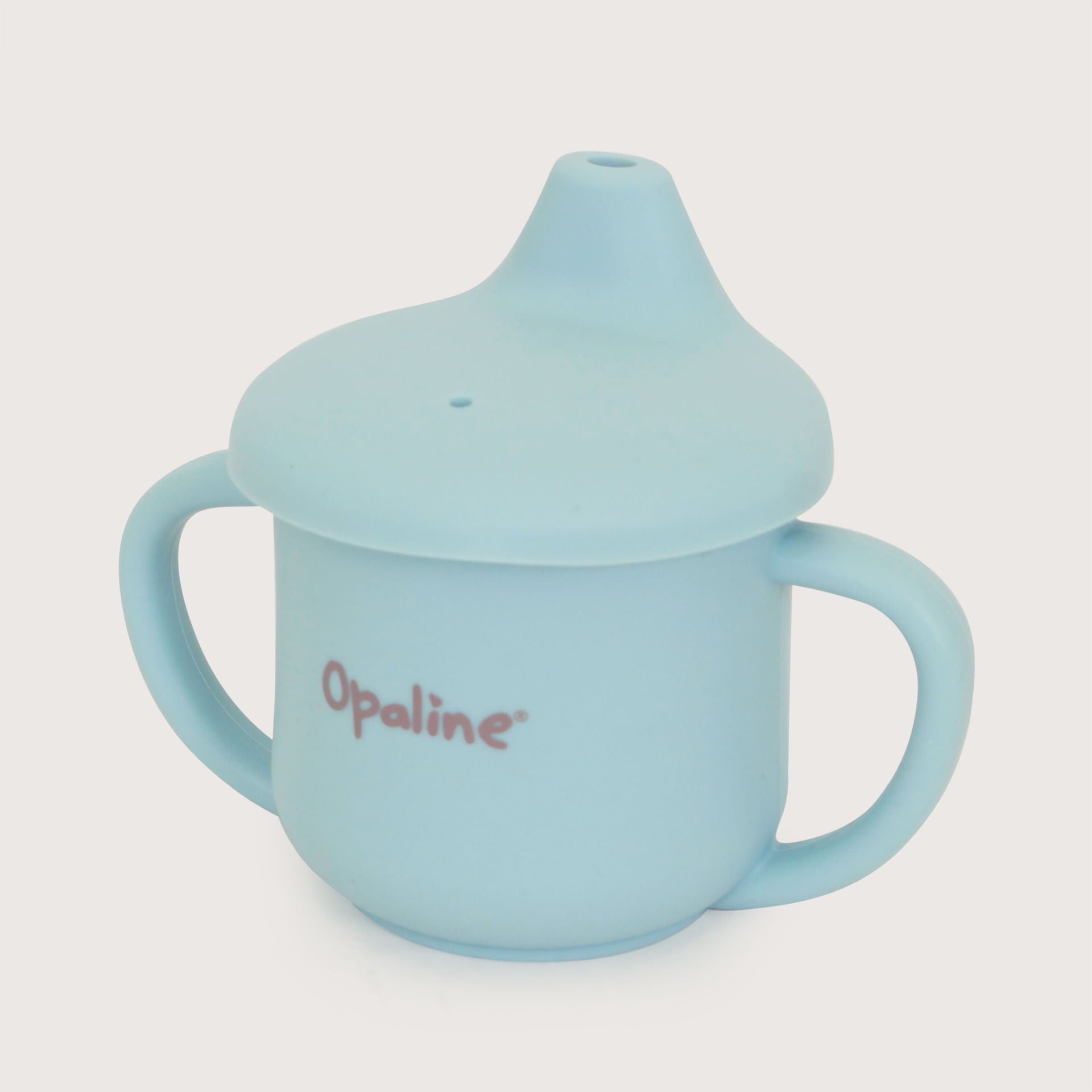 Vaso Antiderrame Silicona Celeste