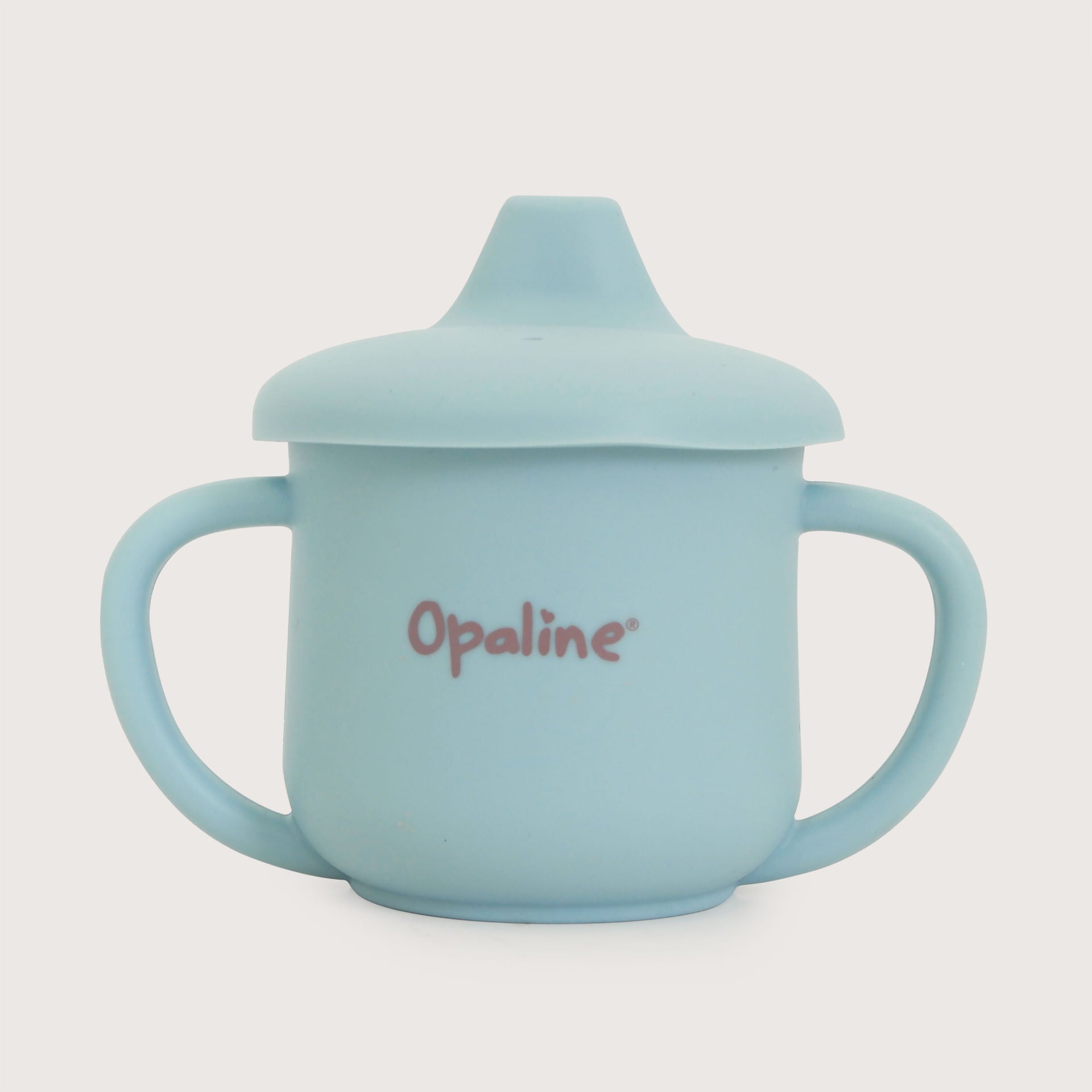Vaso Antiderrame Silicona Celeste