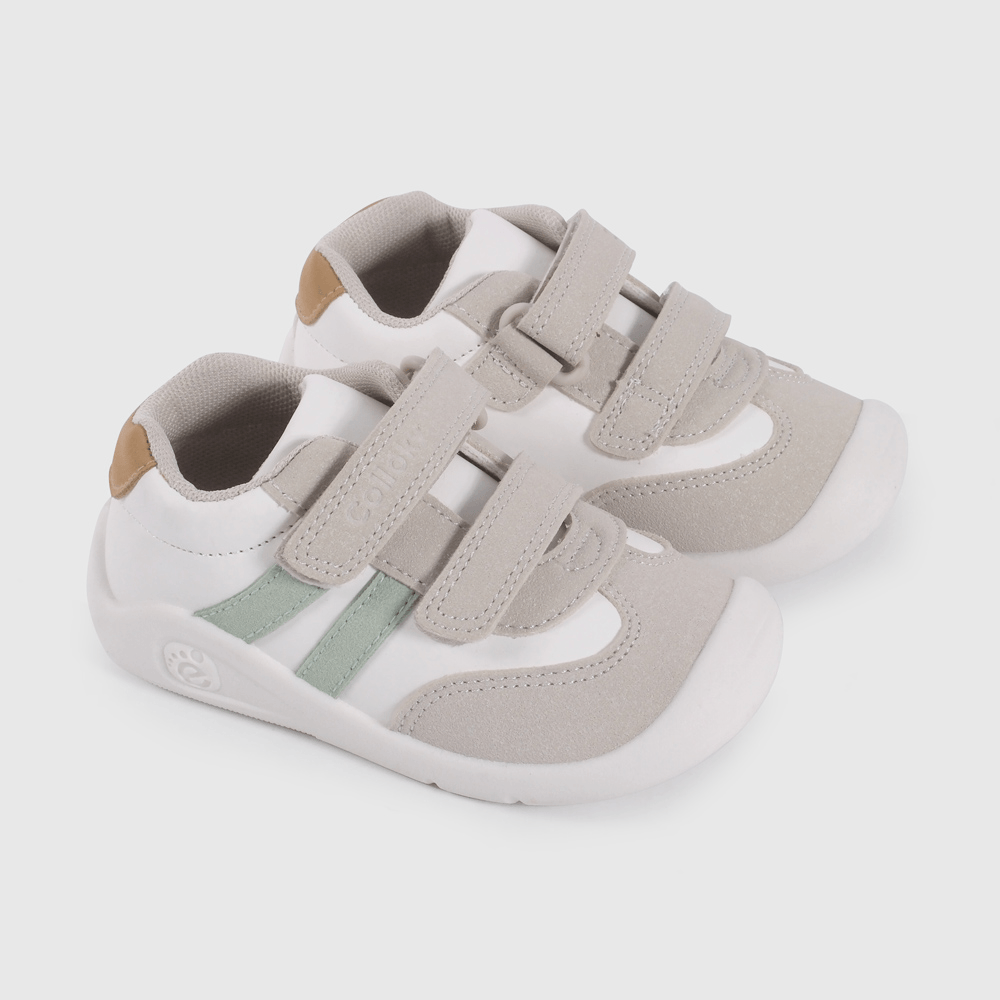 ZAPATILLA DE NINO DOS VELCROS JOGGING RETRO