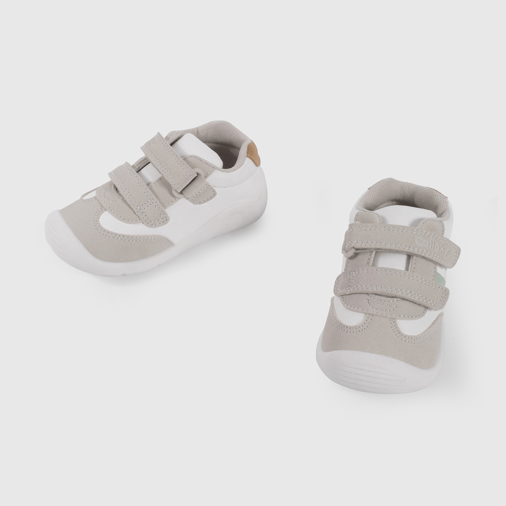 ZAPATILLA DE NINO DOS VELCROS JOGGING RETRO